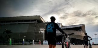 Entorno da Arena Pantanal é reaberto para atividades físicas