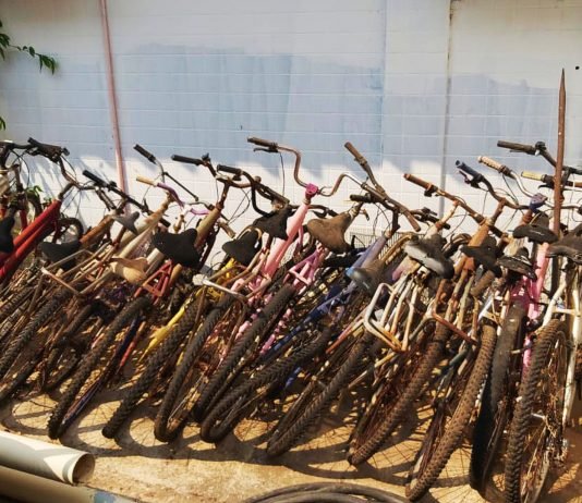 Reeducandos do CCC reformam bicicletas que serão doadas a crianças carentes